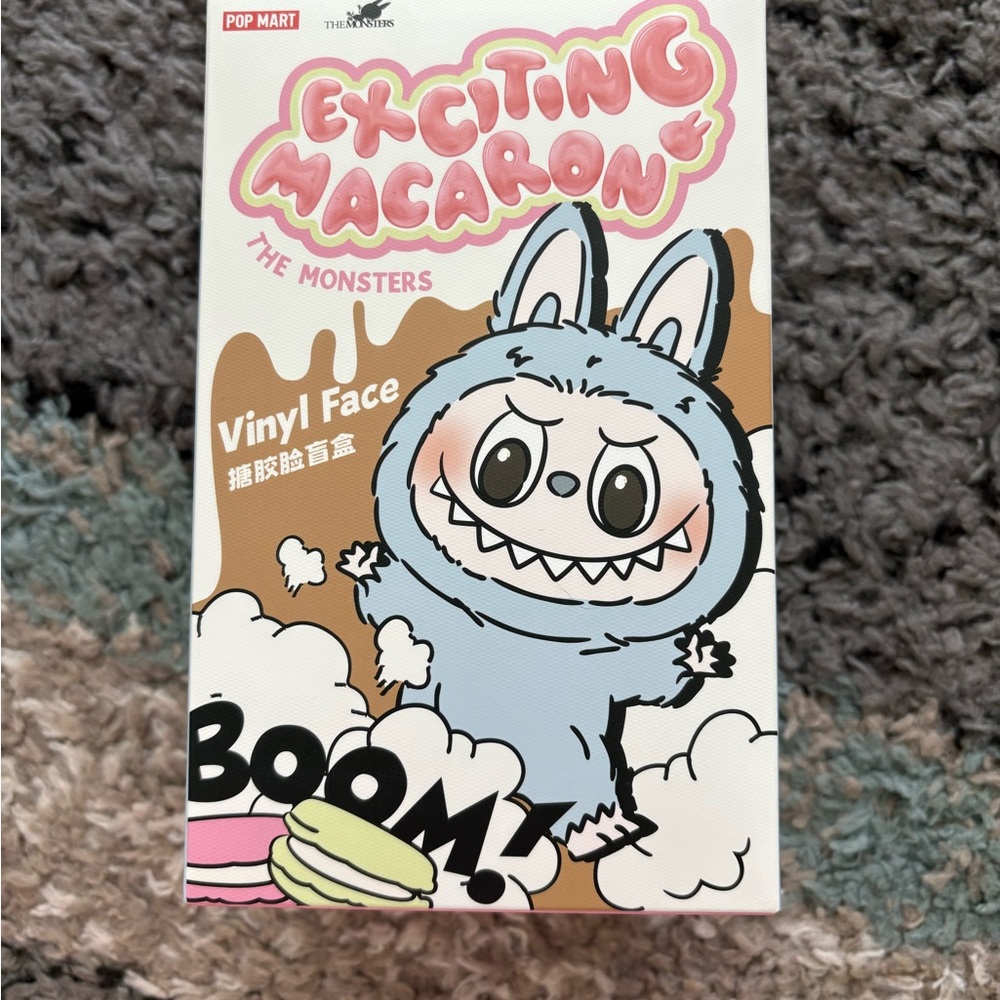 Labubu Exciting Macaron Vinyl Figure- authentic Sea Salt Coconut